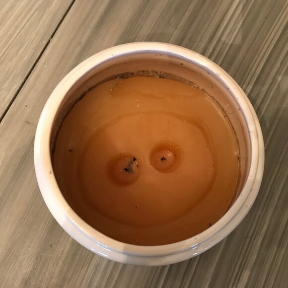 Vintage Ceramic Candle Lamp Floral Design - Picture 3 of 3